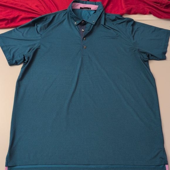 Greyson XL Salamander Blue Polo Shirt Men